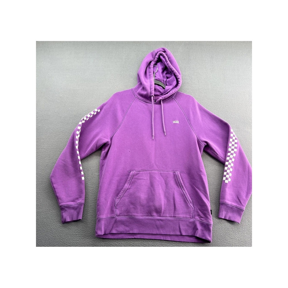 Vans Hoodie Sweatshirt Mens Sz M Checkerboard Pullover Skate Pouch Pocket Hood